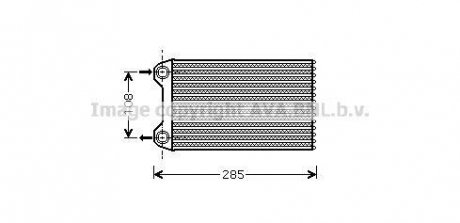 Радиатор отопителя салона Audi A4 04>08 AVA AVA COOLING AIA6223