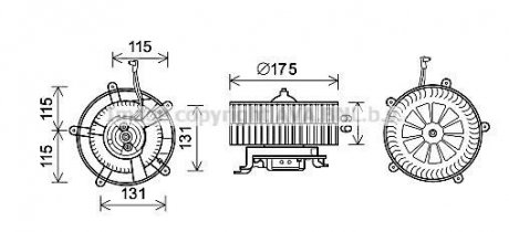 Компресор салону AVA COOLING BW8478