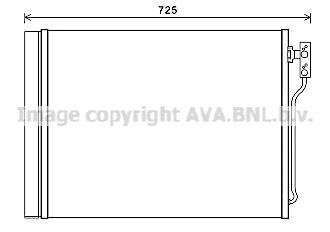 Радиатор кондиционера BMW 5F10 1,6i 2,0i 11> AVA COOLING BWA5435D (фото 1)