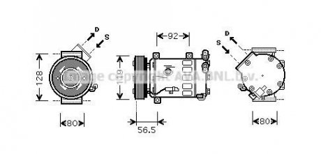 Компресор кондицiонера AVA COOLING CNAK242