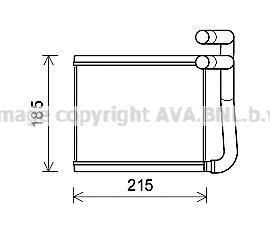 Радиатор отопителя HYUN ACCENT 11- (AVA) AVA COOLING HY6393