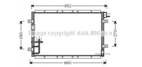 Радіатор кодиціонера AVA COOLING KA5030