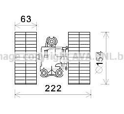 Вентилятор обігрівача салону MB Vito V639 03> AC- AVA AVA COOLING MS8632