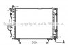 Радиатор охлаждения двигателя MB W124 MT/AT +AC 89-96 AVA COOLING MSA2072 (фото 2)