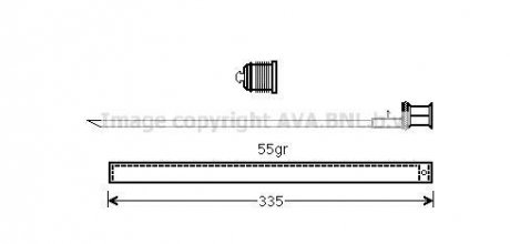 Осушитель кондиционера MB C204, E212 AVA COOLING MSD601 (фото 1)