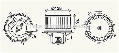 Компресор салону AVA COOLING PE8406