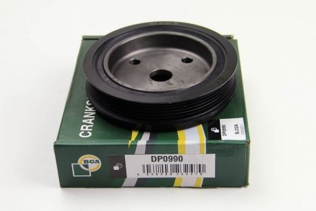 Шків колінвалу VOLVO S60/V70/XC70/XC90 2.4D 01- BGA DP0990