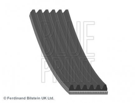 Ремінь генератора поліклиновий BLUE PRINT AD06R1705 (фото 1)