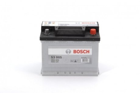 Акумулятор 56Ah-12v (S3005) (242x175x190),R,EN480 BOSCH 0 092 S30 050