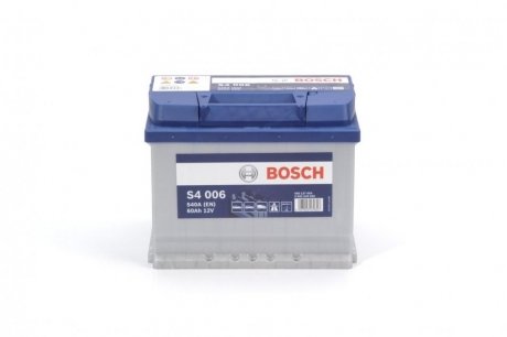 Акумуляторна батарея 60Ah/540A (242x175x190/+L/B13) S4 BOSCH 0 092 S40 060