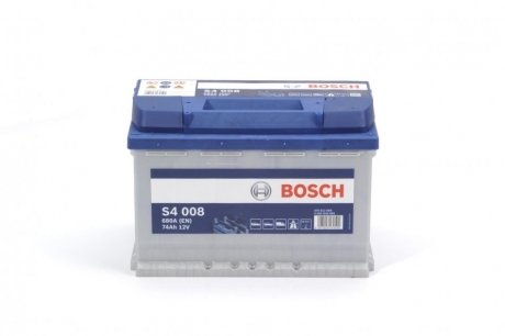 Акумулятор 12В/74Аг/680А/17,54кг BOSCH 0092S40080 (фото 1)