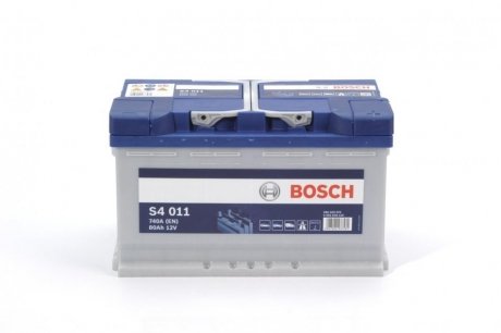 Акумулятор S4 Silver 80Ah, EN 740 правий "+" 315x175x190 (ДхШхВ) BOSCH 0 092 S40 110