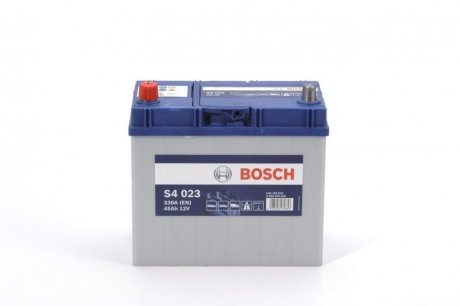 Акумулятор 45Ah-12v (S4023) (238x129x227),L,EN330(Азія) BOSCH 0 092 S40 230