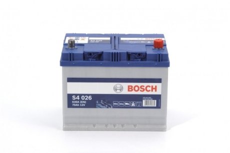 Акумулятор 12В/70Аг/630А/16,24кг BOSCH 0 092 S40 260