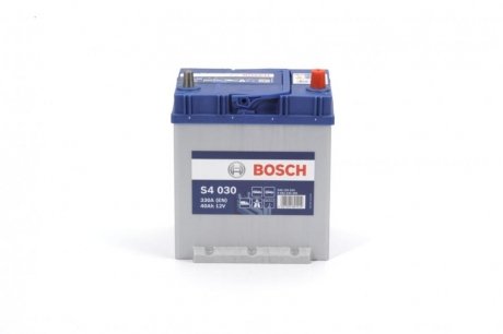 Акумулятор (J) S4 Silver 40Ah, EN330 правий "+" 187x127x227(ДхШхВ) Japan BOSCH 0 092 S40 300