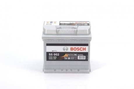 Акумулятор 54Ah-12v (S5002) (207x175x190),R,EN530 BOSCH 0 092 S50 020