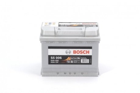 Акумулятор 63Ah-12v (S5006) (242x175x190),L,EN610 BOSCH 0 092 S50 060