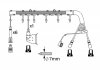 Дріт високовольтний B 362 BMW 5 (E34) 520/525 \'\'88-91 BOSCH 0 986 356 362 (фото 5)