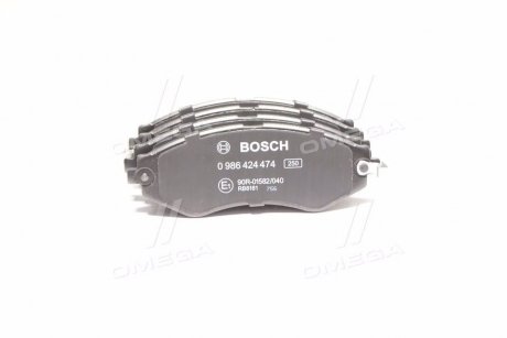 Колодки гальмівні (передні) Chevrolet Epica 05-/Daewoo Nubira/Leganza 97-/Rezzo 00- BOSCH 0 986 424 474