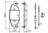 Комплект гальмівних колодок з 4 шт. дисків BOSCH 0986424581 (фото 2)