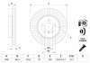 Диск гальмівний (передній) BMW 5 (F10/F11)/6 (F06/F13) 09- (348x30) N47/N52/N53/N55/N57 BOSCH 0 986 479 772 (фото 5)