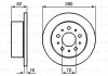 Диск гальмівний (задній) Citroen Jumper/Fiat Ducato/Peugeot Boxer 94- (280x16) BOSCH 0 986 479 B63 (фото 6)