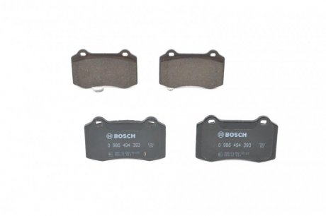 Гальмівні колодки дискові BOSCH 0986494393