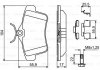 Гальмівні колодки, дискові BOSCH 0986494640 (фото 8)