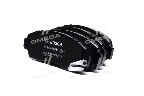 Колодка гальм. диск. HONDA CR-V VIII 2.0-2.2 07 - передн. (вир-во) BOSCH 0 986 494 685