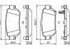 Колодки тормозные дисковые задние BOSCH 0 986 494 816 (фото 7)