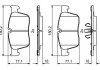 Колодки гальмівні дискові BOSCH 0 986 494 829 (фото 2)