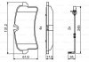 Гальмівні колодки дискові BOSCH 0986494842 (фото 7)