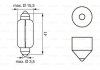 Автолампа C15W 12V 15W SV8.5-8 (1шт) 15.5x41 BOSCH 1 987 302 238 (фото 6)