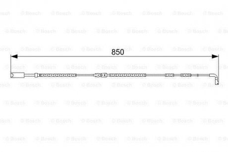 Датчик зносу гальмівних колодок BOSCH 1 987 473 030