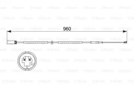 ДАТЧИК ЗНОШУВАННЯ ДИСК.КОЛ.ЗАД 1 987 473 523 BOSCH 1987473523