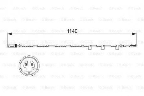 Датчик зносу гальмівних колодок BOSCH 1 987 473 525