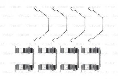 Планка супорта (переднього) прижимна (к-кт) Mazda 323/626 91-02 BOSCH 1 987 474 353 (фото 1)