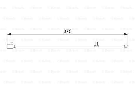 Датчик зношування колодок BOSCH 1 987 474 562