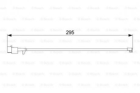 Гальмівні аксесуари (Датчик зносу колодки) BOSCH 1987474575