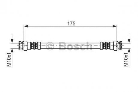 Гальмівний шланг 1 987 476 012 BOSCH 1987476012