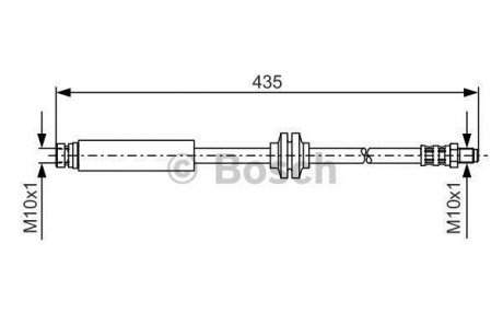Шланг гальмівний BOSCH 1 987 476 182 (фото 1)