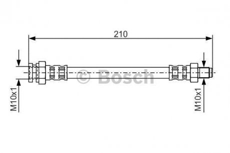 Шланг тормозной BOSCH 1 987 476 502 (фото 1)