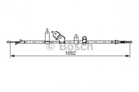 Гальмівний трос BOSCH 1987477070