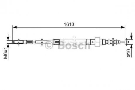 Гальмівний трос BOSCH 1987477162