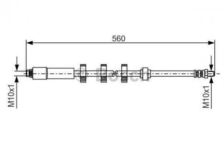 Гальмівний шланг BOSCH 1987481290