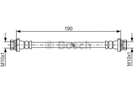 Шланг гальмівний BOSCH 1 987 481 831