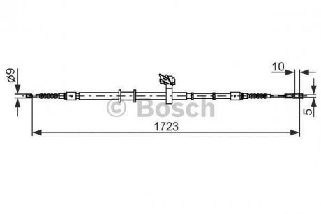 Гальмівний трос BOSCH 1987482269