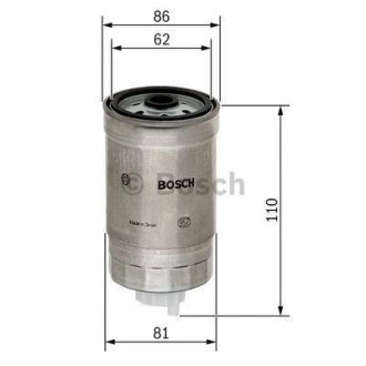 Паливний фільтр BOSCH F 026 402 011