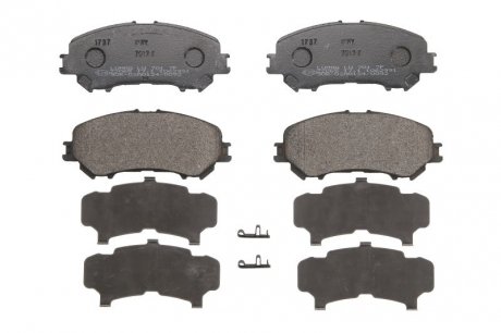 Колодки гальмівні (передні) Nissan Qashqai II/Renault Kadjar 13- BRECK 22065 00 701 00