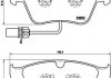 Колодки гальмівні дискові BREMBO P05 003 (фото 1)